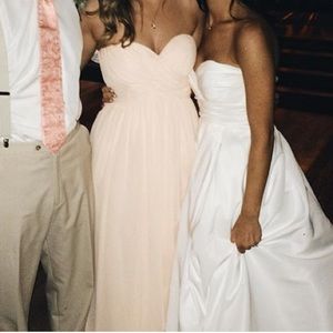 Blush/light pink Bridesmaid Dress